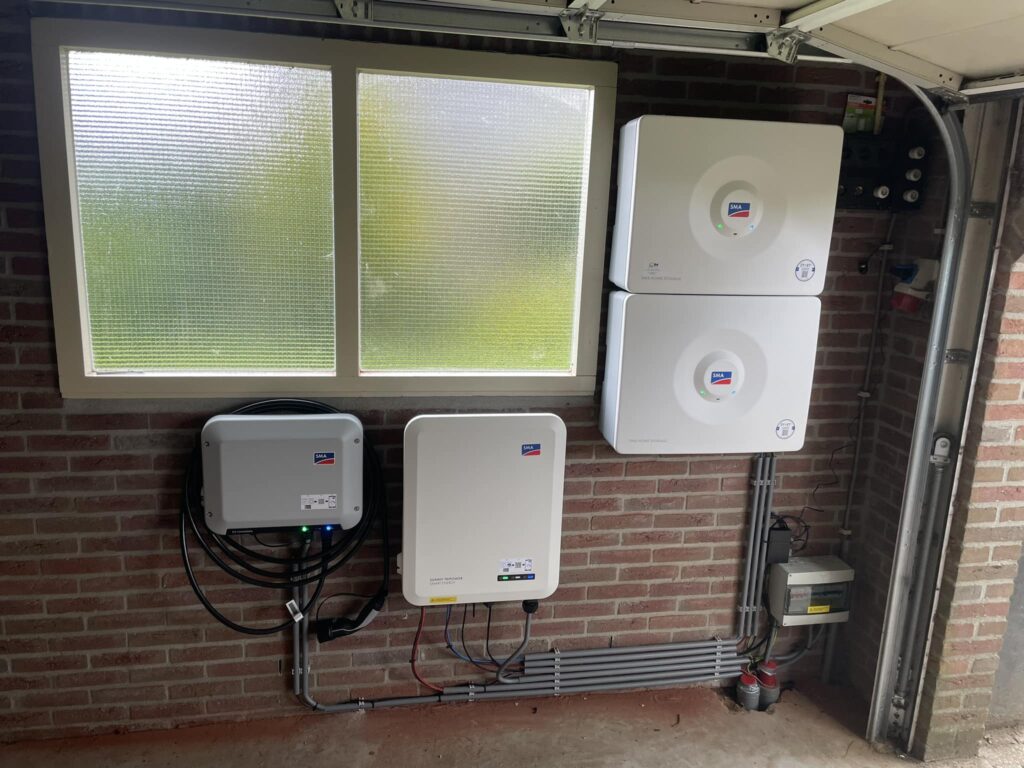Uitbreiding met een SMA 22Kw EV Charger.